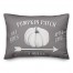 Gray Pumpkin Patch 14x20 Spun Poly Pillow