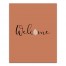 Welcome Leaf 11x14 Canvas Wall Art