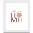 Hellow Autumn Buffalo Check 16x16 White Framed Print Under Glass