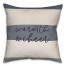 Blue Horizontal Stripes 20x20 Spun Poly Pillow
