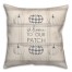 Tan Thankful 20x20 Spun Poly Pillow