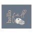 Hello Fall Plaid Pumpkin 11x14 Canvas Wall Art