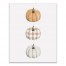 Fall Pumpkin Trio 11x14 Canvas Wall Art