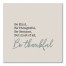 Be Thankful Harvest Sentiment 16x16 Canvas Wall Art