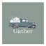 Gather Truck 12x12 Canvas Wall Art
