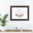Gather  16X12 Walnut Framed Print Under Glass