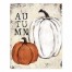 Autumn Grunge Pumpkins 8x10 Tabletop Canvas