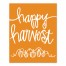Orange Happy Harvest 8x10 Tabletop Canvas