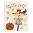 Hello Fall Scarecrow 8x10 Tabletop Canvas