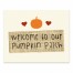 Welcome Pumpkin Patch 10x8 Tabletop Canvas