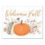 Welcome Fall Hedgehog 14x11 Canvas Wall Art
