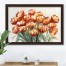 Fall Flower  30X20 Black Framed Print Under Glass