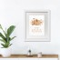 Autumn Days  11x14 White Framed Print Under Glass