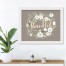 Falll Wreath 20X16 White Framed Print Under Glass