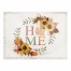 Autumn Home Wreath 18x14 Poly Twill Placemat