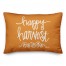 Orange Happy Harvest  14x20 Spun Poly Pillow