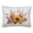 Thankful Sunflower 14x20 Spun Poly Pillow
