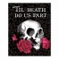 Death Do Us Part 8x10 Tabletop Canvas