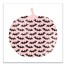 Bat Pumpkin 10x10 Canvas Wall Art