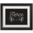 Fierce Fangs 14X11 Black Framed Print Under Glass