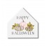 Happy Halloween 12x12 House Shaped Canvas