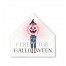 Here For Halloween 12x12 House Shaped Canvas