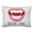 Bite Me Vampire 14x20 Spun Poly Pillow