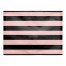 Blush And Black Stripes 18x14 Poly Twill Placemat