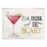 Be Scary Cocktail 18x14 Poly Twill Placemat