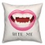 Bite Me Vampire Pillow