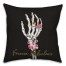 Fabulous Forever Skeleton Pillow