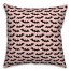 Bats On Pink Pattern Pillow