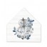 Thankful  Blue Pumpkins 17x17 House Shaped Canvas