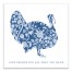 Floral Blue Turkey 20x20 Canvas Wall Art