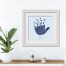 Turkey Hand 16x16 White Framed Print Under Glass