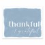 Blue Thankful Grateful 10x8 Tabletop Canvas