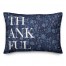 Thankful Blue Floral 14x20 Spun Poly Pillow