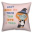 Witch Girl Spell Pillow