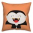 Vampire Candy Corn Fangs Pillow