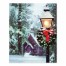 Snowy Christmas Church 8x10 Tabletop Canvas