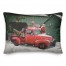 Santa Packing The Truck 14x20 Spun Poly Pillow