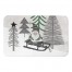 Sledding Gnome 34x21 Bath Mat