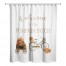 Pumpkin Wagon 71x74 Shower Curtain
