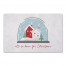 Home Christmas Snowglobe 27x18 Floor Mat