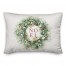 Christmas Wreath Noel 14x20 Spun Poly Pillow