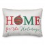 Home For Holidays Ornament 14x20 Spun Poly Pillow