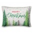 Merry Christmas Forest 14x20 Spun Poly Pillow