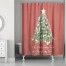 Oh Christmas Tree On Red 71x74 Shower Curtain
