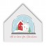 Home Christmas Snowglobe Wall Art