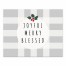 Joyful Merry Blessed 10x8 Tabletop Canvas